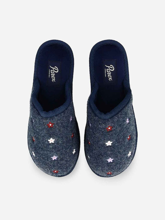 Parex Women's Slipper In Navy Blue Colour 10126271.N