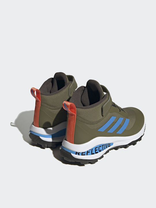 FortaRun All-Terrain Αδιάβροχα Αθλητικά Παιδικά Παπούτσια Running με Σκρατς Focus Olive / Pulse Blue / Shadow Olive