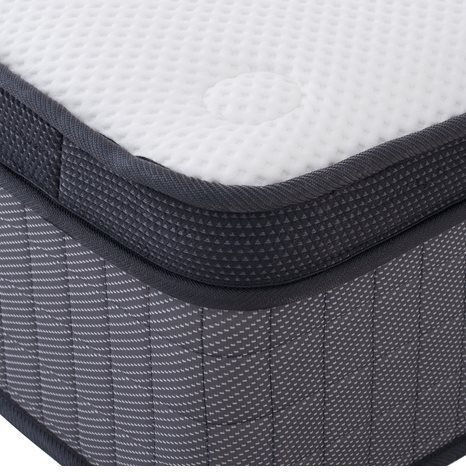 HomeMarkt Dreamtopia Ultimate Einzel Ergonomisch Matratze Schaum 90x190cm mit Topper
