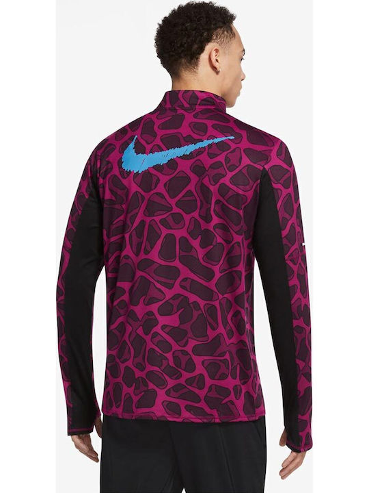 Nike Dri-FIT Element Dri-Fit Μπλούζα Φούξια Nike Dri-FIT Element Dri-Fit Μπλούζα Φούξια