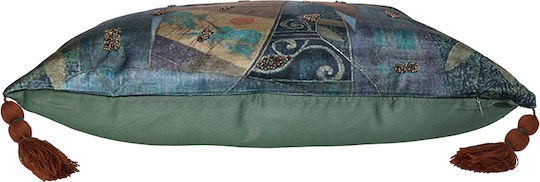 Zaros Sofa-Kissen aus Samt Bunt 45x45cm
