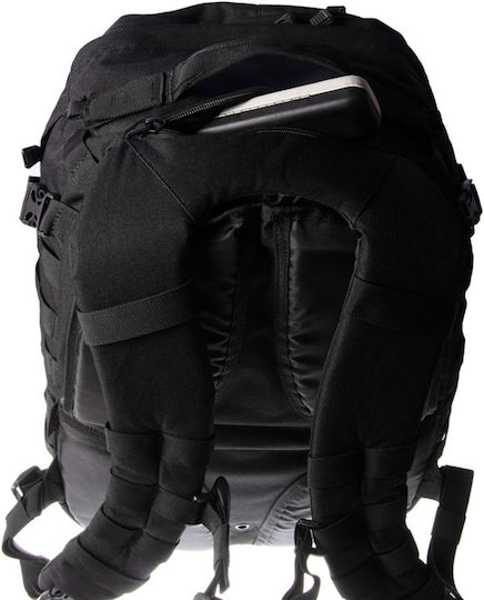 MRK Militärischer Rucksack Rucksack aus Polyester Schwarz 37Es