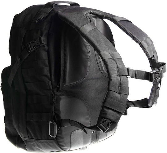 MRK Militärischer Rucksack Rucksack aus Polyester Schwarz 37Es