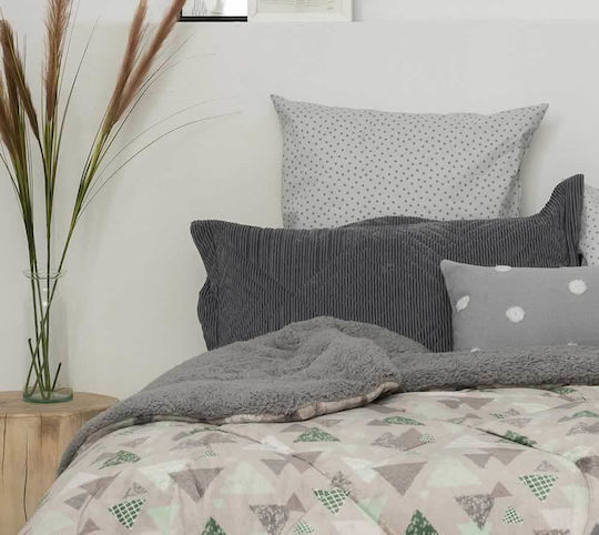 Palamaiki Duvet Cover Queen 220x240cm Blake Grey 360 GSMGsm