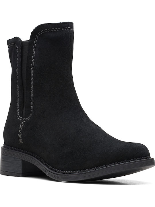 Clarks Maye Ankle Boots Black