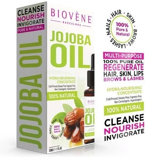 Biovene Масло от жожоба Студено пресовано 30ml