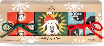 Mad Beauty Mickey Mouse Jingle All The Way Bath Bombs 3 x 80gr