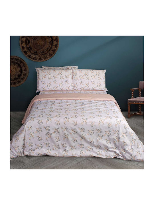 SB Home Sheet Sets King Size 260x280cm. Primrose Somon 4pcs