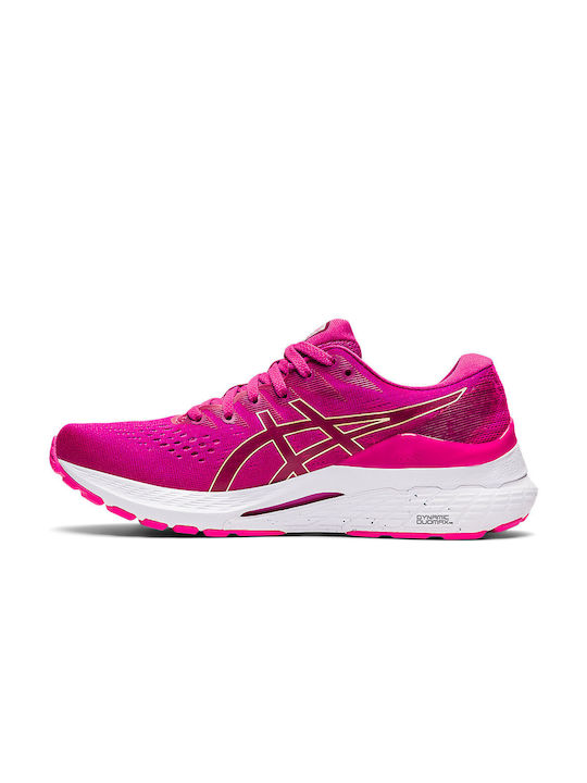 Gel-Kayano 28 Damen Sportschuhe Laufen Fuchsia Red / Pink Glo