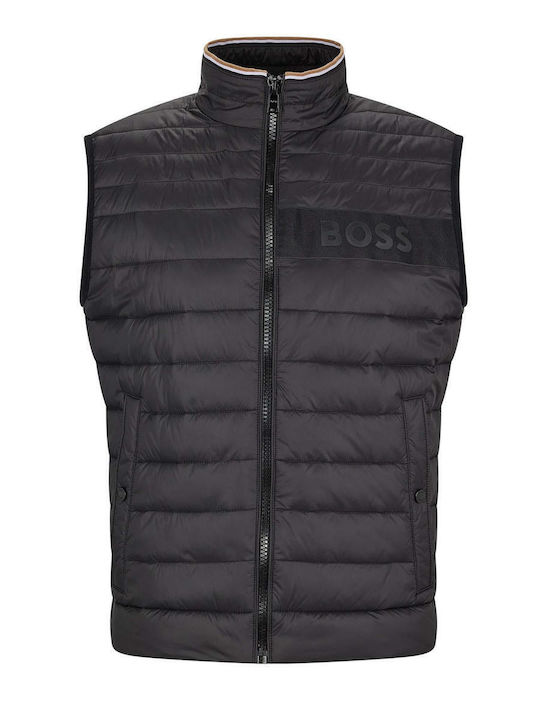 Darolan Ärmellos Jacke Puffer Wasserdicht Schwarz