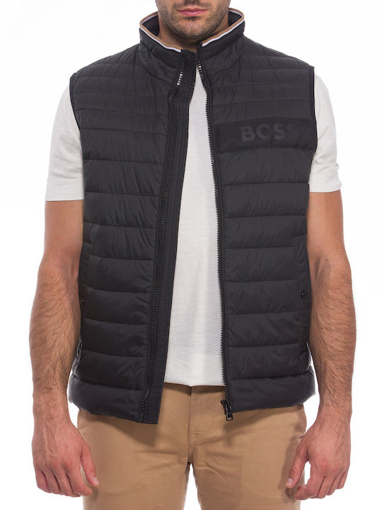 Darolan Ärmellos Jacke Puffer Wasserdicht Schwarz