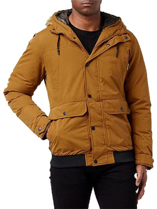 Winter Jacket Parka Brown