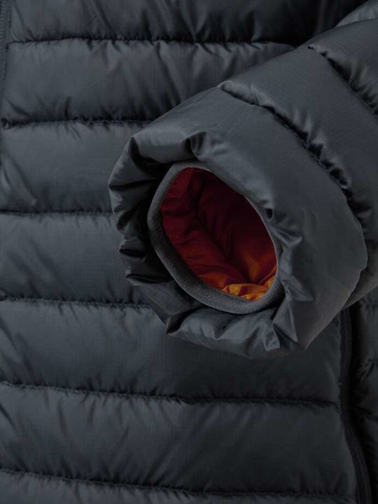 Microlight Alpine Geacă pentru bărbați de iarnă Puffer Negru -BE