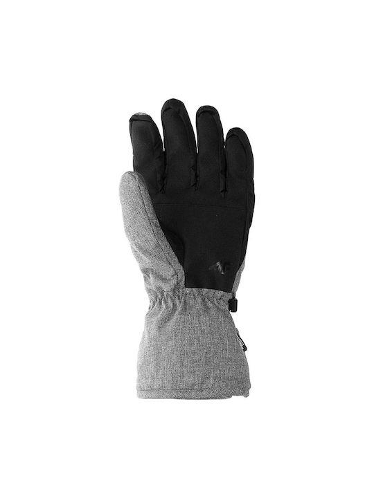 4F Men's Ski & Snowboard Gloves Gray