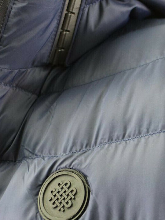 Αμάνικο Μπουφάν Puffer Navy Μπλε