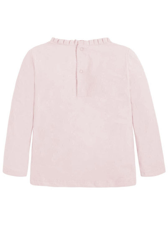 Mayoral Kids' Blouse Long Sleeve Pink