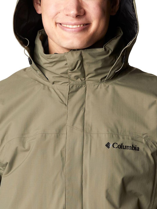 Mission Air Interchange Winter Jacke Wasserdicht und Winddicht Khaki