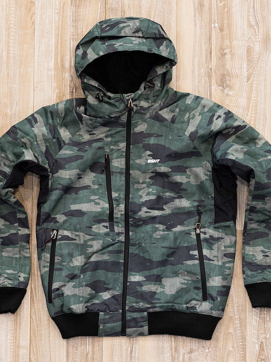 Χειμωνιάτικο Μπουφάν Bomber Αδιάβροχο Camouflage