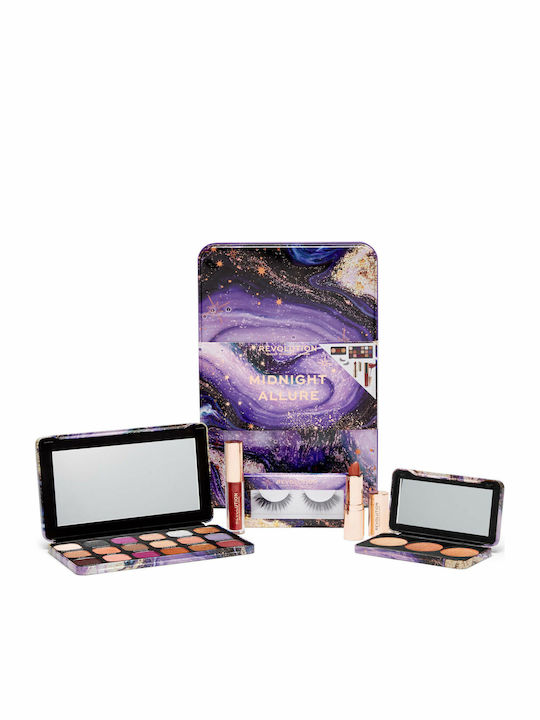 Revolution Beauty Midnight Allure Makeup Set Advent Calendar for Face, Eyes & Lips 5pcs