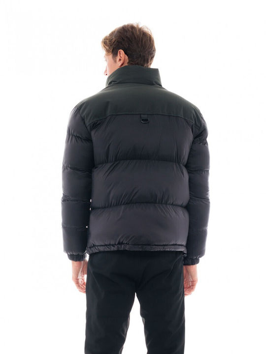 Biston Men's Winter Puffer Jacket Black