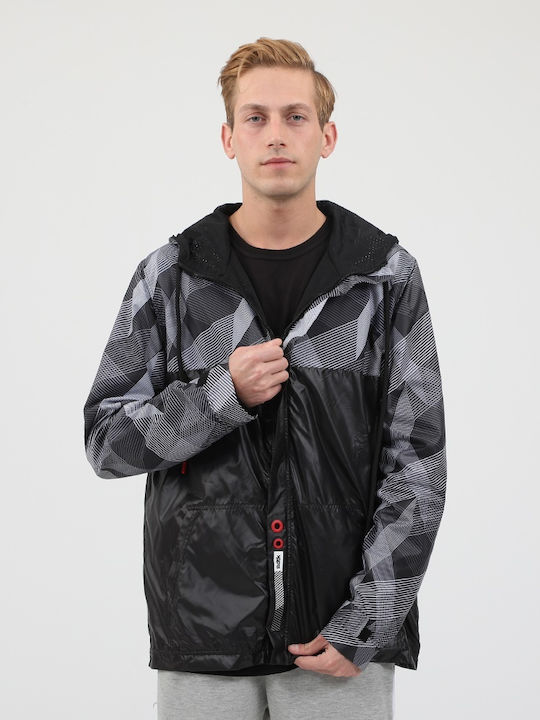 Jacke Winddicht Schwarz