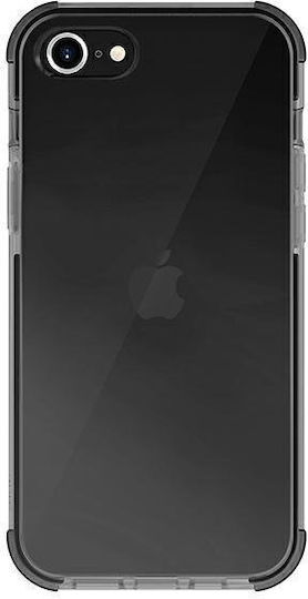 Uniq Combat Back Cover Silicone Carbon Black (iPhone SE 2022/2020)