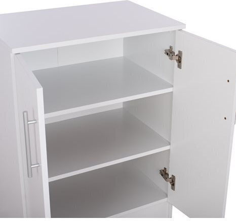Holz Schuhschrank Emerie mit 3 Regalen White L60xW40xH80cm