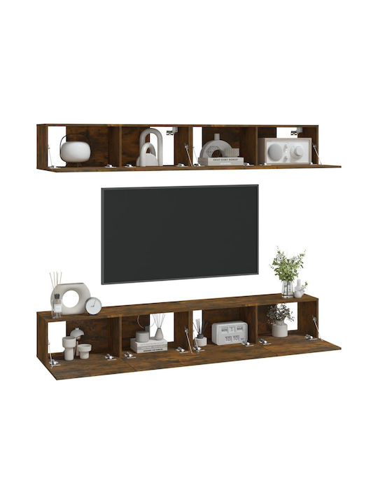 Wohnzimmer TV-Einheit Smoky Oak L100xB30xH30cm