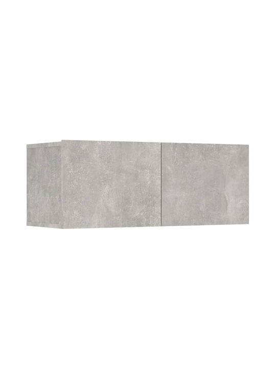 Wohnzimmer TV-Einheit Gray L80xB30xH30cm