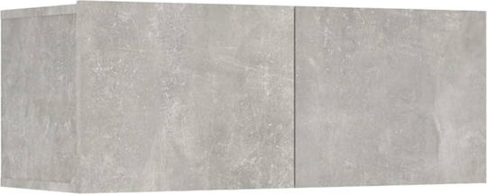 Living Room TV Unit Gray L80xW30xH30cm