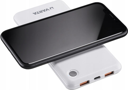 Varta Wireless Power Bank 15000mAh 20W с USB-C порт Power Delivery Бял
