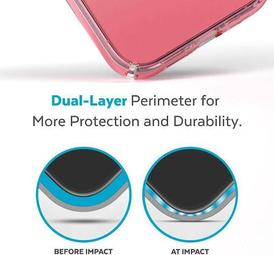 Speck Presidio Back Cover Silicone Clear / Vintage Rose Fade (iPhone 14 Pro)