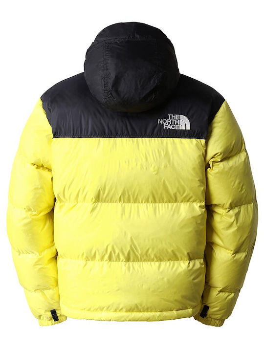 1996 Retro Nuptse Χειμωνιάτικο Μπουφάν Puffer Κίτρινο