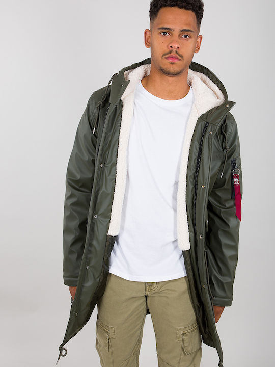 Winter Jacket Waterproof Khaki