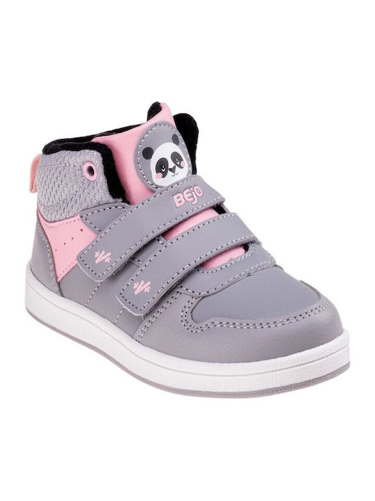 Bejo Kids Sneakers High Bardios Jr. with Scratch Gray