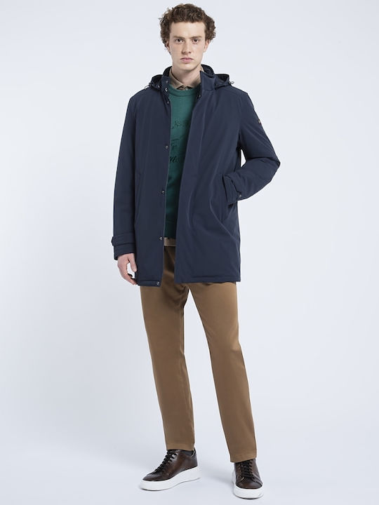 Winter Jacke Parka Marineblau
