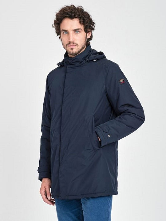 Winter Jacke Parka Marineblau