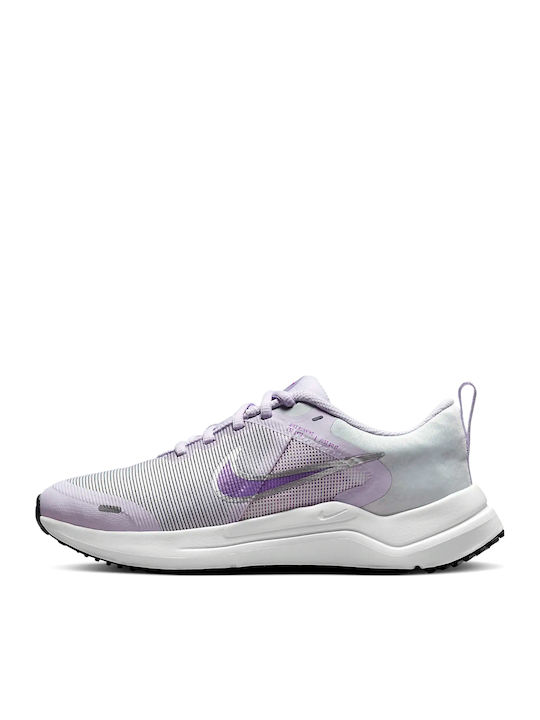 Downshifter Downshifter 12 Kids Sports Shoes Running with Laces Violet Frost / Pure Platinum / Vivid Purple / Metallic Silver