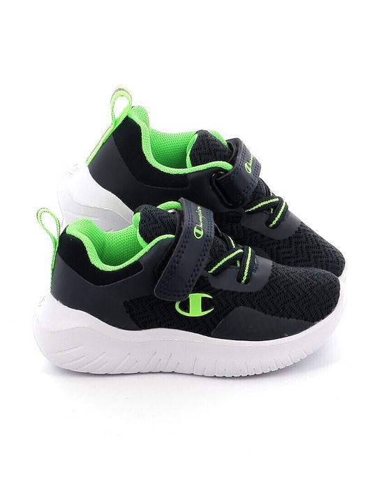 Softy Evolve B Td Kids Sports Shoes Running with Hoop & Loop Closure Navy Blue