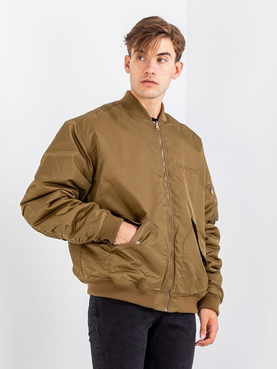 Volcom Space Child Men's Bomber Jacket Khaki