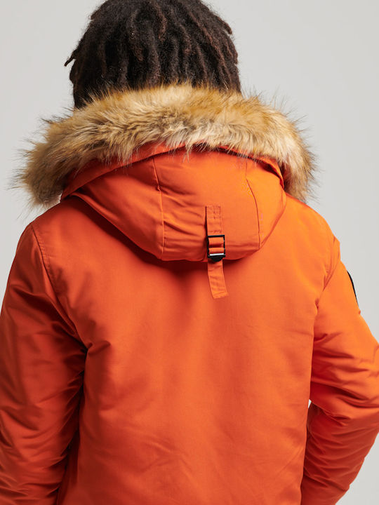 D1 Vintage Everest Winter Jacket Parka Orange