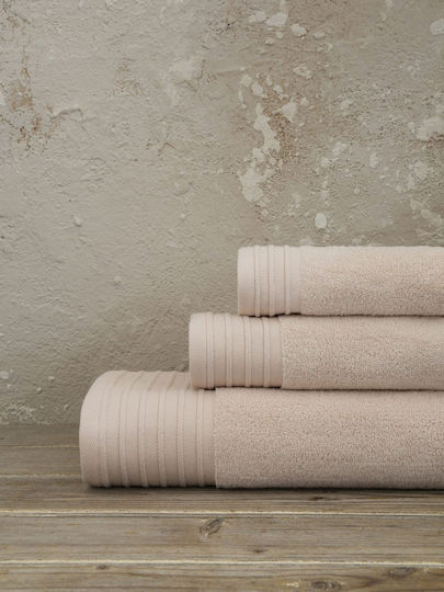 Nima Handtuch Feel Fresh 40x60εκ. Cloudy Beige Gewicht 500gr/m²