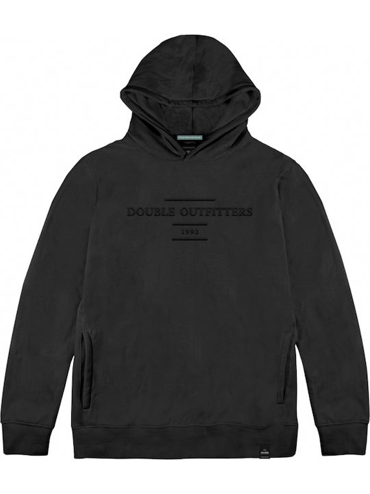 Sweatshirt mit Kapuze Schwarz