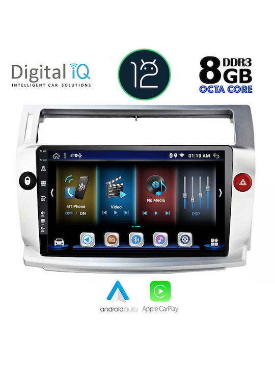 Digital IQ Ηχοσύστημα Αυτοκινήτου για Citroen C4 2004-2011 (Bluetooth/USB/WiFi/GPS) με Οθόνη Αφής 9"