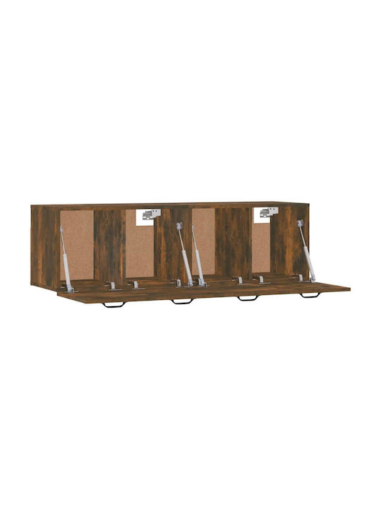 TV Stand Wooden Smoky Oak L160xW35xH36.5cm
