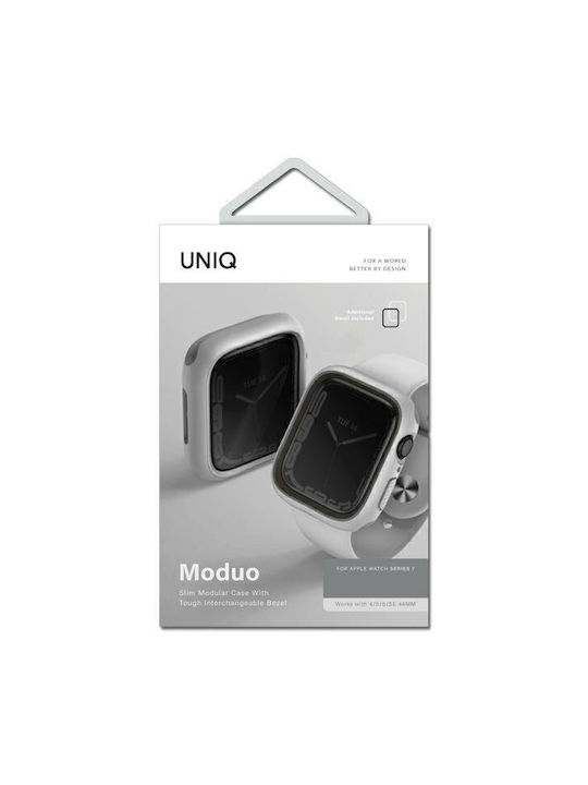 Uniq Moduo Silicone Case Chalk-Stone Grey for Apple Watch 41mm