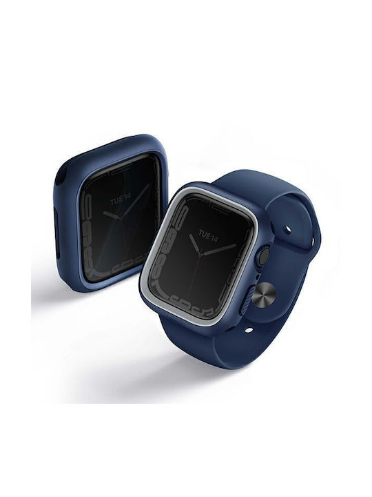 Uniq Moduo Силиконов Калъф Blue-Grey за Apple Watch 44 мм