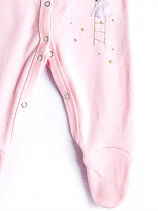 Dreams by Joyce Baby Underwear Bodysuit Set Long-Sleeved Pink