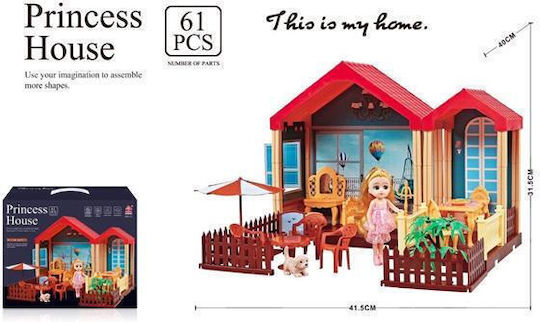 Zita Toys Princess House Πλαστικό Κουκλόσπιτο