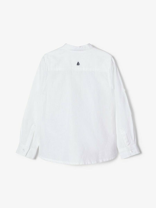 Name It Kids One Color Linen Shirt White